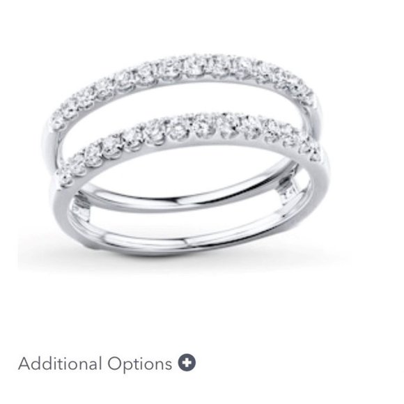 Engagement ring with enhancer. - Picture 2 of 5